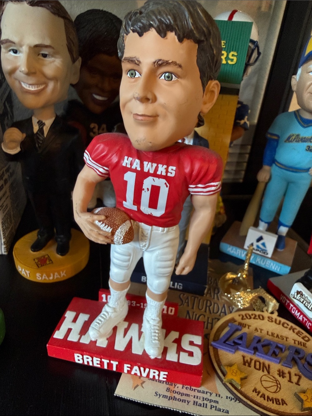 Forever Collectibles Brett Favre Legends High School Football Bobblehead